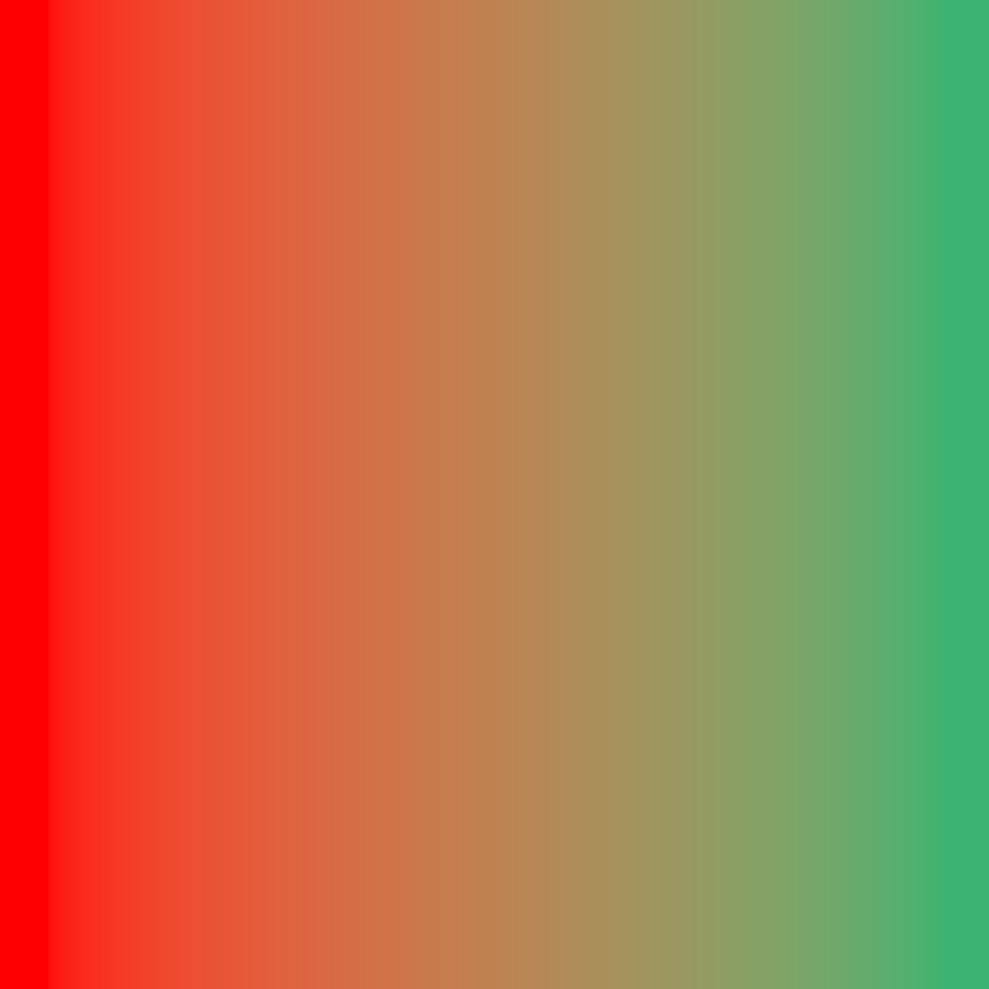 A horizontal gradient, ranging from red on the left to green on the right. Joseph Rubin