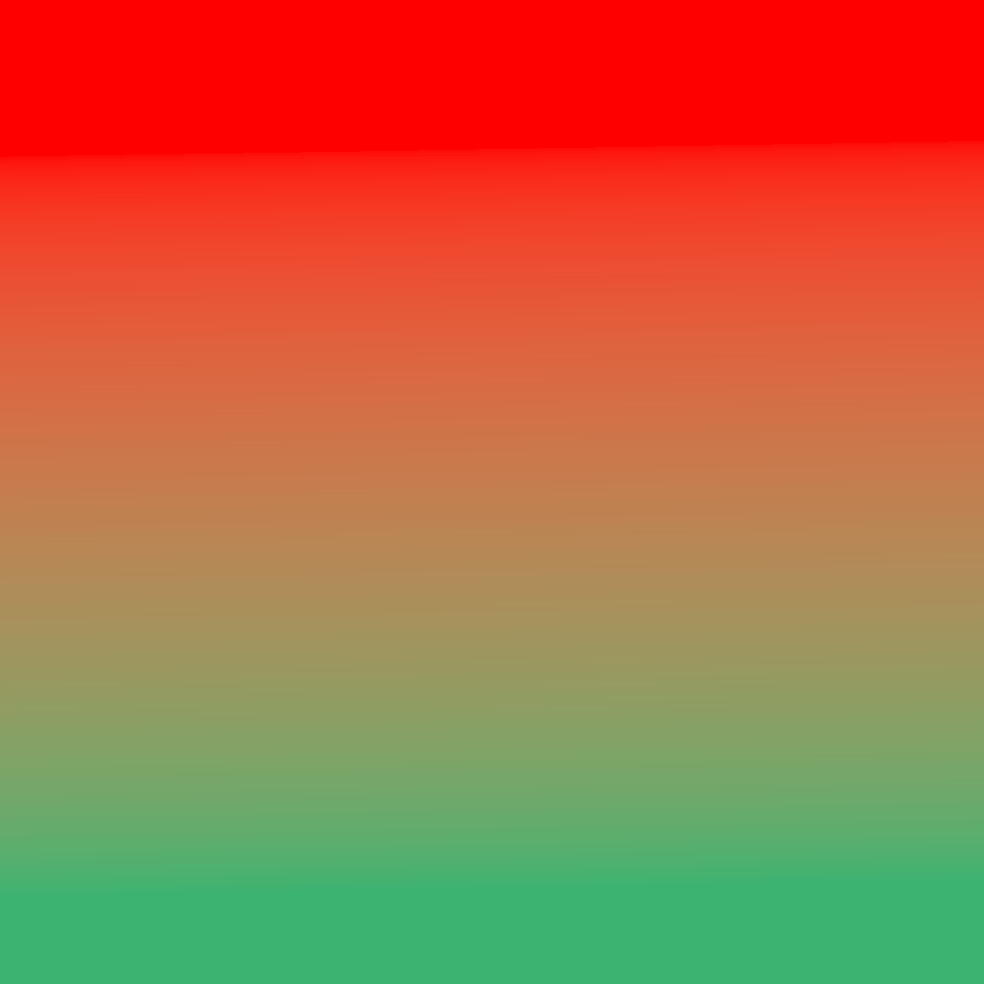 A vertical gradient, ranging from red on the top to green on the bottom. Joseph Rubin
